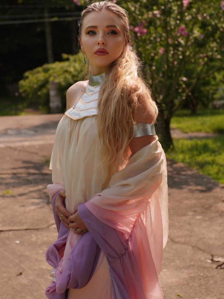 1980s Star Wars Amidala Ombre Gradient Dress