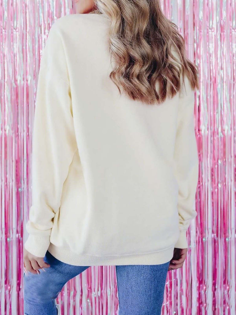 1980s Christmas Tree Sequin Sweater