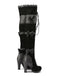 Vintage Bow Lace-Up High Heel Long Boots
