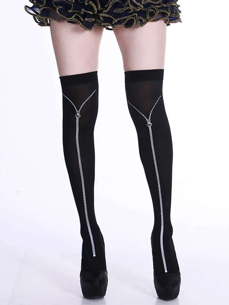 Halloween Gothic Blood Over-Knee Stocking