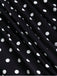 1940s Polka Dot Lace Trim Strap Jumpsuit