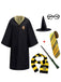 1970s Halloween Wizard School Hooded Robe Costume Set