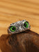 Vintage Evil Eye Owl Ring