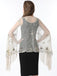 1920s Tassel Sequined Mesh Cape