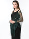 1920s Tassel Sequined Mesh Cape