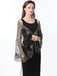 1920s Tassel Sequined Mesh Cape
