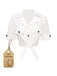 [Pre-Sale] White 1960s Button Pure Cotton Blouse