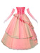 Pink 1970s Wicked Witch Glinda Top & Skirt Set