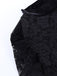 Black 1960s Lace Feather Hem Velvet Bodycon Dress