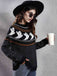1980s Halloween Boo Polka Dot Knitted Sweater
