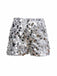1980s Metallic Sequined Disco Shorts