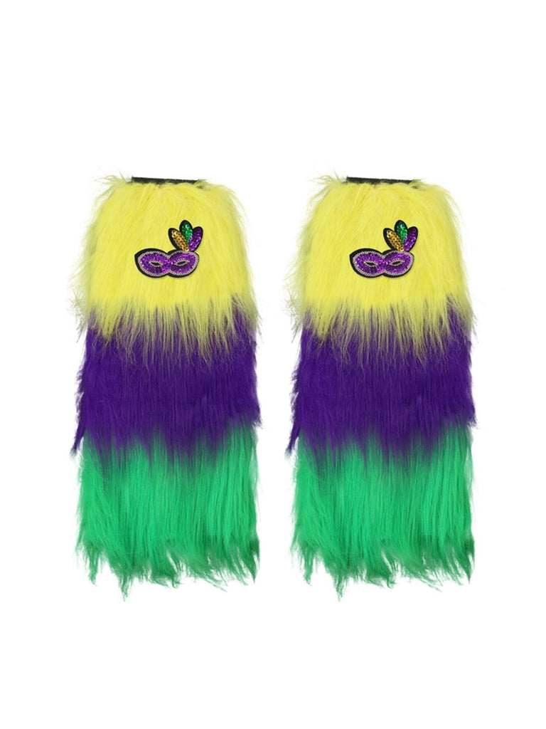 8PCS Multicolor Carnival Party Accessories Set - vintage fashion, retro style