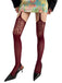 Vintage Lace Solid Suspender Pantyhose