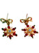 Christmas Bell Angel Snowflake Dangle Earrings