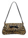 Vintage Leopard Print Single Shoulder Underarm Baguette Bag