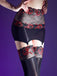 Halloween Lace Splice Bodycon Suspender Stockings