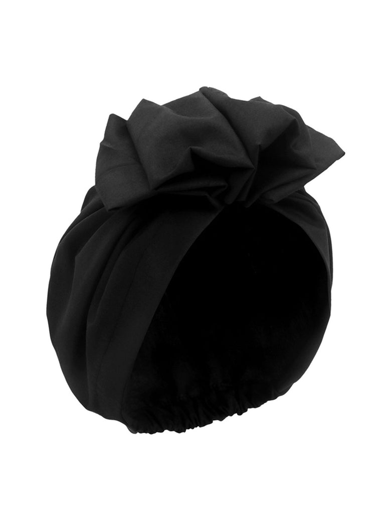 Vintage Flower Bow Pullover Hat