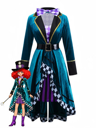 1960s Halloween Mad Hatter Inspired Costume Set