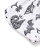 2PCS White 1970s Glowing Halloween Spider Flannel Pajama Set