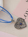 Vintage Ribbon Heart Flower Necklace