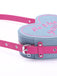Vintage Denim Letter Embroidered Sling Heart Bag