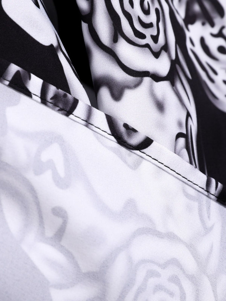 1950s Halloween Skull Sleeveless Swing Dress