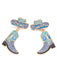 This Alloy Rhinestoned Wild West Earrings carries vintage stories waiting to be told