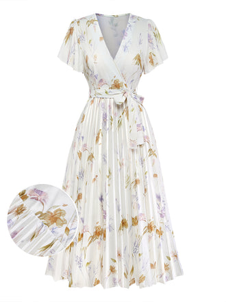 Apricot 1940s Vintage Classic Dress