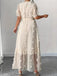 Apricot 1940s Halter Backless Slit Dress 5