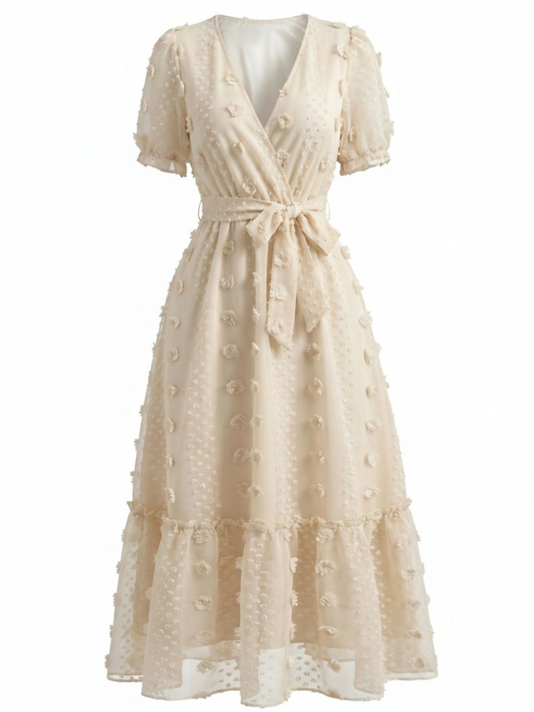 Apricot 1940s Halter Backless Slit Dress 6