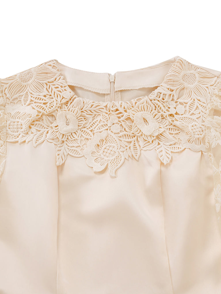 Apricot-1950s-Floral-Lace-Satin-Bow-Belt-Jumpsuit-Collar_Detail
