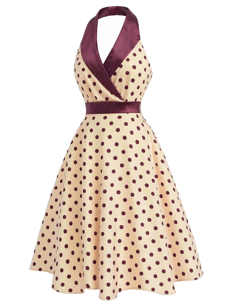 shawl with halter dress Apricot 1950s Polka Dot Satin Collar how to wear a shawl with a dress