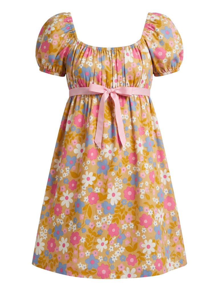 [Pre-Sale] Apricot 1950s Swing Vintage Dress, vintage dress, retro fashion, rockabilly, pin-up fashion - perfect for women who love vintage and retro fashion
