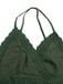 Army Green 1950s Lace V-Neck Backless Spaghetti Strap Dress, vintage dress, retro fashion, rockabilly, pin-up fashion - perfect for women who love vintage and retro fashion