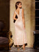 This Beige 1920s Sleeveless Sequined Dress wraps her in 1920s elegance, one twirl at a time