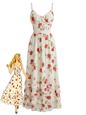 Beige 1930s Dress Dress