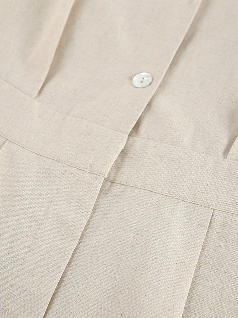 White 1950s Romper 4