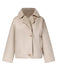 Beige 1960s Solid Polar Fleece Lining Coat, vintage coat, retro outerwear - perfect for women who love vintage and retro fashion