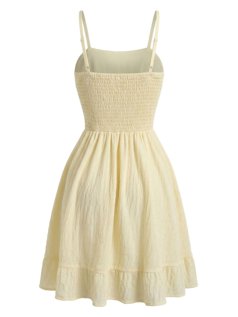 Beige 1960s Dress Dress