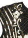 Black 1920s Sequined Tassel Cap Sleeve Dress — the kind of 1920s dress that makes strangers smile