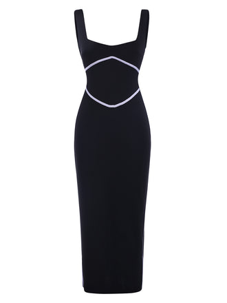 1930s Binding Square Neck Bodycon | 1930s | vintage dress, retro fashion