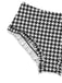 Black 1930s Houndstooth Lace-Up Bikini Set - vintage fashion, retro style, classic black