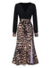 1930s Leopard Patchwork Mermaid Dress | 1930s | vintage dress, retro fashion