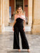 She finds her 1930s story in this Black 1930s Solid Mesh Bow Jumpsuit
