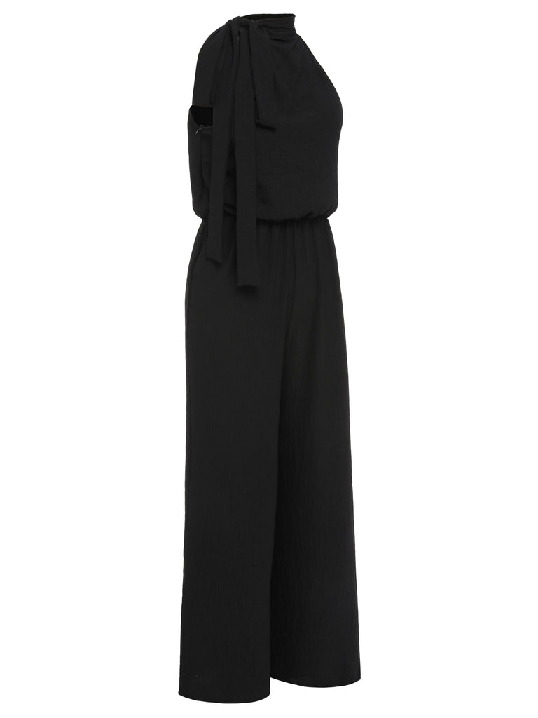 1930s Solid Collar TieUp Jumpsuit | 1930s | vintage romper, retro jumpsuit