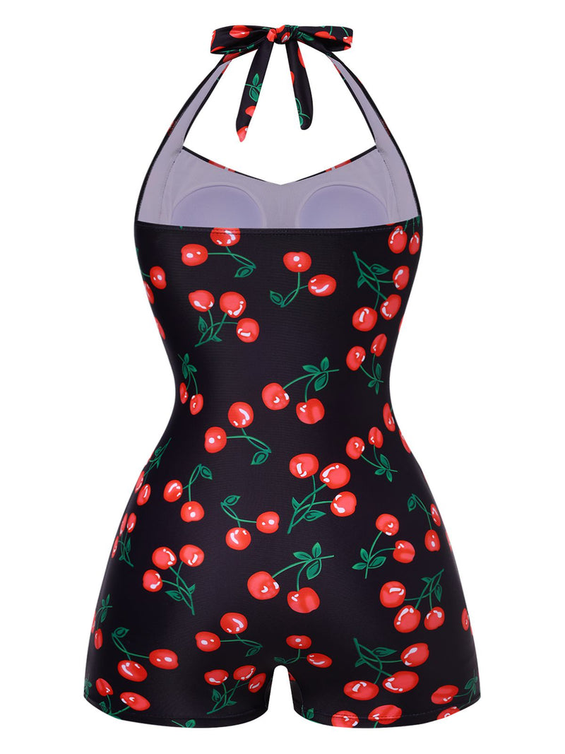 Black-1940s-Cherry-Halter-