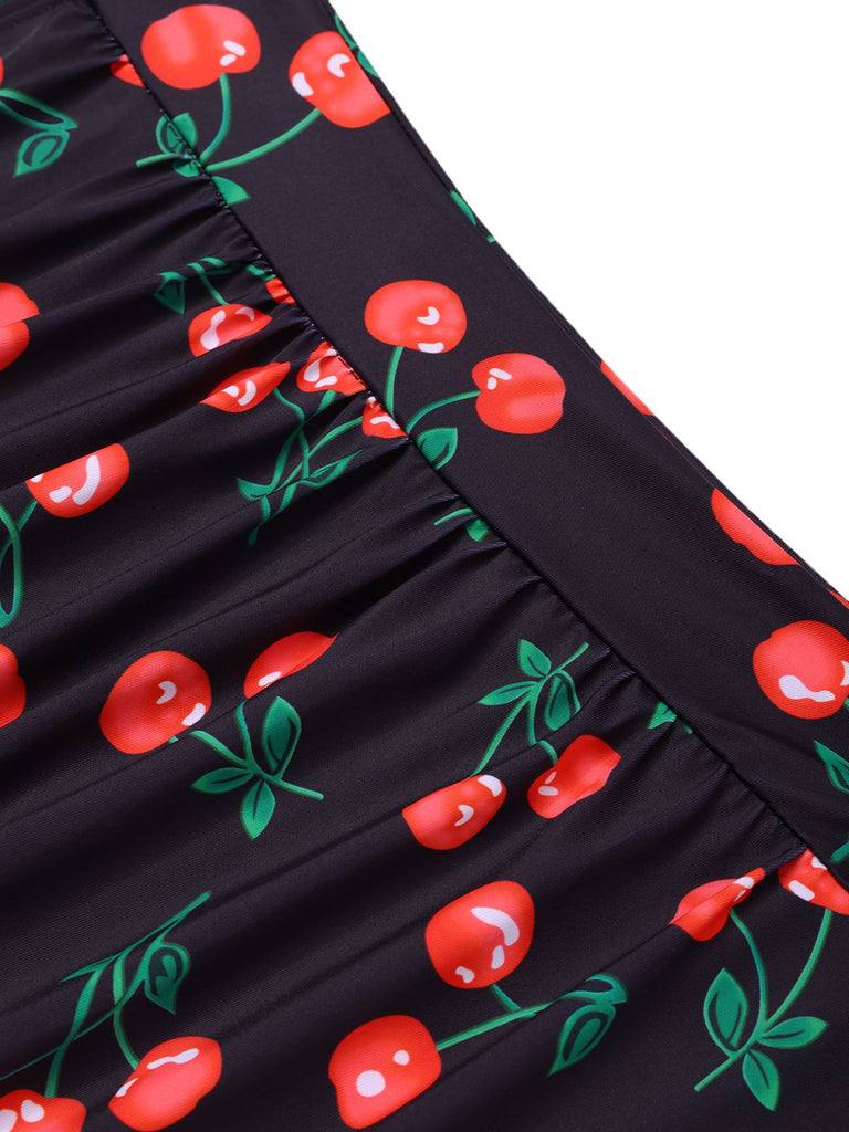 1940s Cherry Halter OnePiece Swimsuit | 1940s | vintage swimsuit, retro beachwear