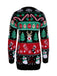 Black 1940s Christmas Knitted Sweater, vintage fashion, retro style - perfect for women who love vintage and retro fashion
