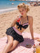 [Pre-Sale] Black 1940s Polka Dot Halter Bikini Set, vintage swimsuit, pin-up swimwear - perfect for women who love vintage and retro fashion
