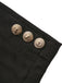 Black 1940s Solid Faux-Wool Short Jacket - vintage fashion, retro style, classic black